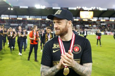 Ronnie Schwartz blev dansk mester med FC Midtjylland og topscorer i Superligaen i sidste sæson, men den træfsikre frontløber fandt sig alligevel aldrig rigtigt til rette på FCM’s hold. Foto: Tom Laursen