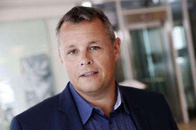 Det var en tilfreds Lars Krarup, der sammen med resten af Venstres byrådsgruppe blev enige om at pege på Dorte West som hans potentielle afløser som borgmester. Foto: Flemming Hansen