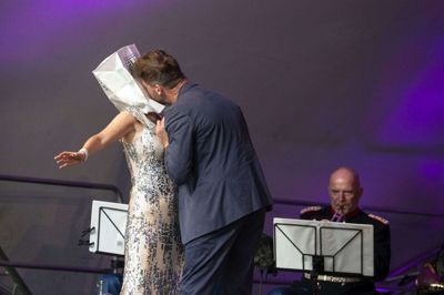 I tørvejr startede Herning Opera Festival med koncert i Sdr. Anlæg.
Foto: Tom Laursen