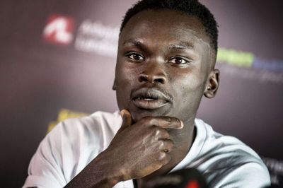 Det var en afdæmpet og afklaret Pione Sisto, der mødte frem på MCH Arena. Foto: Tom Laursen