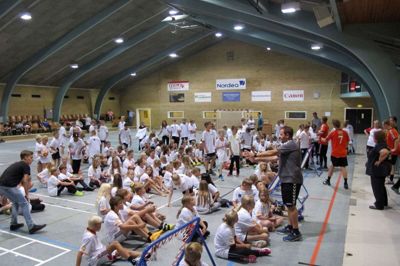 Fra en lokal håndboldevent. Foto: Privatfoto