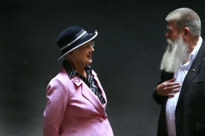 Ingvar Cronhammars »Elia« slår dørene op lørdag 26. september, og så kan man komme indenfor, ligesom Dronning Margrethe i 2009. Foto: Flemming Hansen