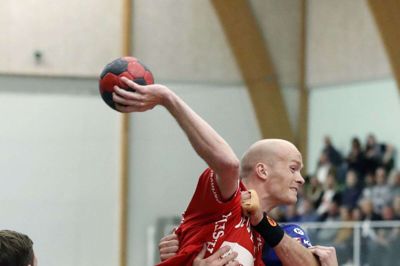En unavngiven spiller fra Grindsted er tirsdag morgen blevet testet positiv for covid-19. Søndag aften var de i kamp mod HC Midtjylland. Foto: Tom Laursen