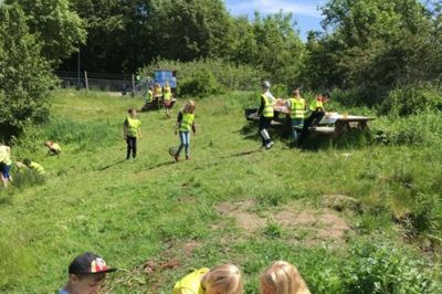 Skolen i Fjelstervang er også en udeskole. Foto: Privatfoto