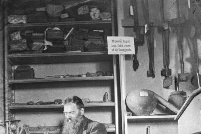 Jens Andersen Trøstrup grundlagde Herning Museum. Foto: Museum Midtjylland