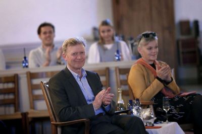 Mads og Dorte Bille brugte søndagen på hele tre afskedsreceptioner. Foto: Flemming Hansen