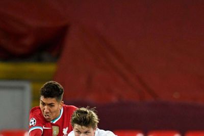 For en uge siden gik en stor drøm i opfyldelse for Anders Dreyer, der spillede på Anfield mod sin yndlingsklub, Liverpool FC. Den 22-årige FCM-profil vil af sted til udlandet igen på et tidspunkt, men lige nu nyder han at spille for de danske mestre. Foto: Ritzau Scanpix