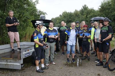 I august indviede De Små Klinger en ny MTB-bane ved Lind. Nu skal medlemmerne igen i arbejdstøjet for at lave en udvidelse af banen. Foto: Henrik Ole Jensen