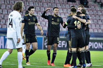 Ajax slog FC Midtjylland 2-1 i Champions League-kampen tidligere i november, men ifølge Ekstra Bladet overtrådte hollænderne coronareglerne op til kampen. Foto: Henning Bagger/Ritzau Scanpix
