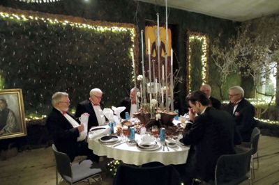 Blodpølselauget Midt Vest har traditionen tro kåret årets blodpølse, hvor der - også traditionen tro - blev plads til lokale pølser på podiet. Foto: Privatfoto