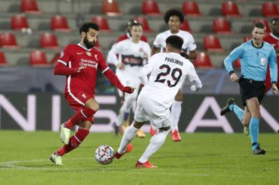 I efteråret var FC Midtjyllands Champions League-kamp mod Liverpool i fare for at blive rykket til Tyskland. Nu kan en anden storkamp ende med at blive rykket modsatte vej, hvis de skrappe tyske corona-restriktioner over for England bliver forlænget. Foto: Flemming Hansen