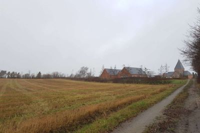 Landmanden ønsker ikke længere at forpagte dette stykke kommunal jord i Bording Kirkeby, og da kommunen ikke selv har planer for arealet, sættes grunden nu til salg. Foto: Thomas Vang Nielsen