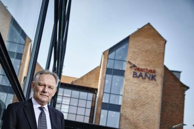 Bankdirektør i Vestjysk Bank, Jan Ulsø Madsen, har kaldt flytningen af hovedkontoret til Herning for en fremtidssikring af banken. Foto: PR-foto