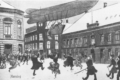Det lokale trykkeri Werner Tryk fik i 1985 fremstillet en række postkort til forhandling på Herning Kunstmuseum, Herning Museum og Danmarks Fotomuseum. Formodentlig er disse museer på et tidspunkt stoppet med forhandling af disse kort, og boghandler F. Rostrup sikrede sig restoplaget. Man kan sikkert stadig købe disse kort af ham, hvis man har brug for et utraditionelt julekort.