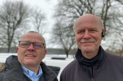 Erik Ellehammer og Gorm Lynge. Foto: Privatfoto