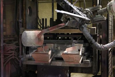 JAI støber en række forskellige elementer i aluminium til industrikunder. Foto: Flemming Hansen