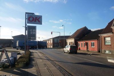 Udvikling og fornyelse af bymidten i Spjald er et af de områder, Spjald gerne vil have styr på med en ny helhedsplan. Foto: Jesper Wind