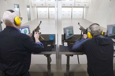 I foråret 2019 blev Aulum Skytteforenings nye baneanlæg åbnet. Men der har ikke været mange skydninger det seneste års tid. Foto: Tom Laursen