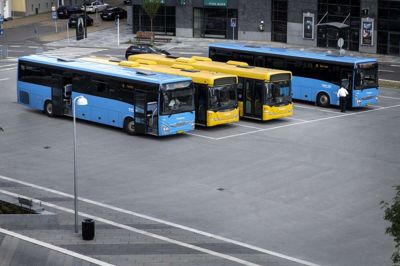 Bybusserne i Herning bliver alle elektriske i år, men de kommende år skal al anden offentlig transport også være grøn. Foto: Tom Laursen