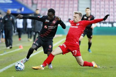 FC Midtjylland måtte hejse det hvide flag og give op overfor et godt kæmpende AGF, så ulvene tabte 1-0 på hjemmebane MCH Arena. Foto: Tom Laursen