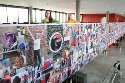 Fotoværket består af i alt 360 fotografier, der er gentaget tre gange. Foto: Tom Laursen