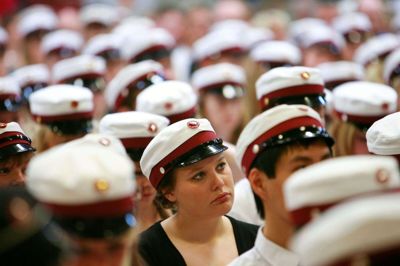 Stadig flere unge fravælger gymnasiet som deres uddannelse efter folkeskolen. Andelen af unge, der stiler efter at få studenterhuen er de sidste år faldet i Ringkøbing-Skjern Kommune. Foto: Flemming Hansen