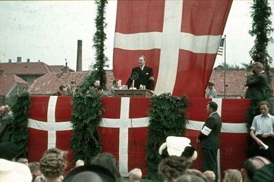 Herningsholm Museum markerer Hernings besættelse og befrielse. Foto: Lokalhistorisk Arkiv