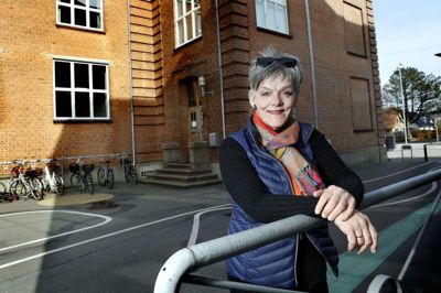 Efter 23 år på Den Jyske Sangskole siger Dorte Bille stop. Mandag afleverer hun nøglerne. Foto: Flemming Hansen
