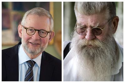 Diskussioner om kunst og kristendom har været en del af venskabet mellem tidligere biskop Karsten Nissen og nu afdøde Ingvar Cronhammar. Foto: PR-foto/Tom Laursen