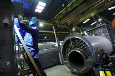 Danstoker fremstiller kedler til industrien. Førhen var det mest kedler til olie og gas, der blev produceret, men man er nu i gang med et skifte til biomasse og el. Foto: Flemming Hansen