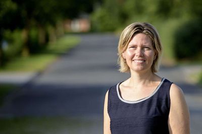 Belinda Birk Pedersen stopper efter ni år i byfestudvalget. Foto: Jørn Deleuran