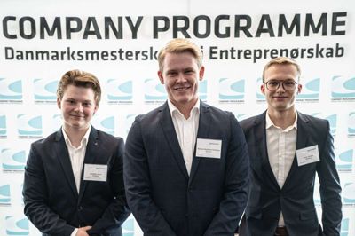 Christian Ørum, Niklas Stokholm og Kevin Jensen står bag Bubbles. Foto: PR-foto