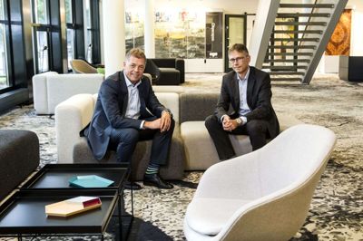Svend Aage Færch (t.v.) og John Vestergaard havde været sidestillede direktører hos Egetæpper siden 2007, men i juni udskiftede bestyrelsen dem med Rune Stephansen. Foto: Tom Laursen