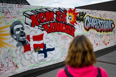 Fans har fået mulighed for at hylde Christian Eriksen på Ofelia Plads i København. (Arkivfoto) Jonathan Nackstrand/Ritzau Scanpix