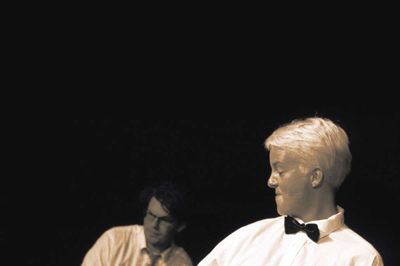 I 2003 gæstede »Osvald - lige henne om hjørnet« med Katja Holm i den altdominerende hovedrolle Team Teatret. Foto: Pr-foto