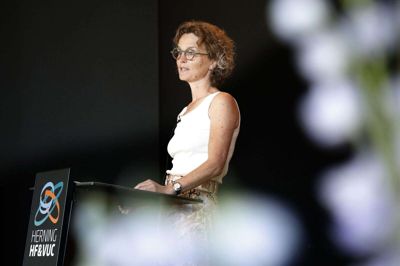 Anne-Mette Thorøe blev 1. juni i 2020 ny rektor for Herning HF & VUC. Foto: Henrik Ole Jensen