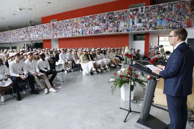 For 68 ansøgere er drømmen om en rød studenterhue fra Herning Gymnasium bristet. Fredag fik de nemlig afslag på at blive optaget på uddannelsesinstitution. Foto: Henrik Ole Jensen