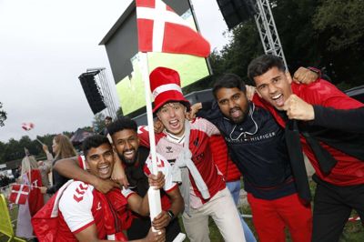 Herningenserne kan igen se frem til EM på storskærm i Sdr Anlæg, når FMX Danmark viser Danmarks semifinale mod England på onsdag. Foto: Henrik Ole Jensen