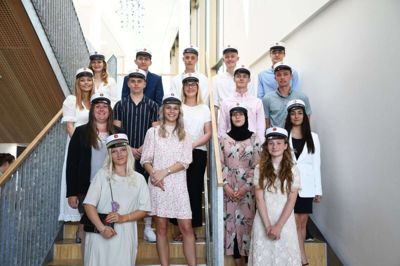 Hold T - EUX Business på Herningsholm Erhvervsskole & Gymnasier. Foto: PR-foto