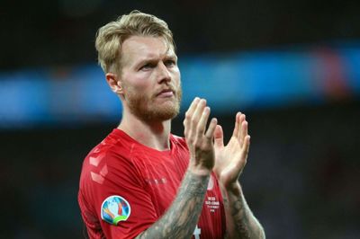 Simon Kjær var skuffet, men stolt efter nederlaget til England. Laurence Griffiths/Reuters