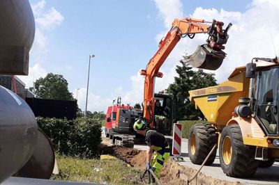 Sunds Forsyning har bredt fjernvarmen ud til industriområdet syd for byen og fået stor tilslutning. Nu varsler forsyningsselskabet prisstigninger på fjernvarmen efter nytår. Da vil prisen være vokset med 58 procent på et år. Foto: Jesper Wind