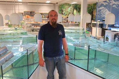 I alt har de over 200 akvarier ved Akvarie West. Foto: Henrik Lind Jørgensen