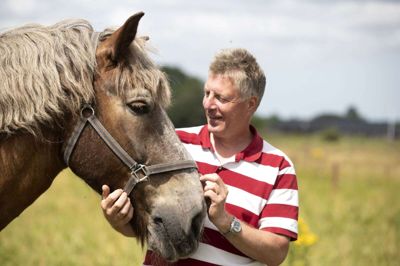 17-årige Thor vejede, inden der blev sat kurs mod Skagen, 820 kilo. Den lange tur var en effektiv slankekur, og da han kom på vægten ved hjemkomsten havde belgieren smidt 80 kilo. Foto: Tom Laursen