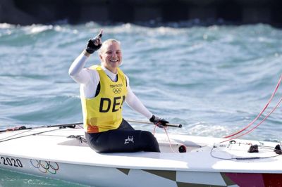 Anne-Marie Rindom holdt hjem i en spændende medaljesejlads. Foto: Ritzau Scanpix