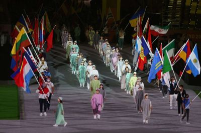 OL i Tokyo sluttede søndag med afslutningsceremonien. Foto: Ritzau Scanpix