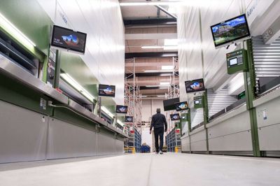 Selve hjertet i Puffins Fulfillment er otte plukkeautomater, der kan rumme op til 25 kubikmeter hver. De er med til at effektivisere selve pluk/pak delen og ordre håndteringen. Der er mulighed for at udvide med det dobbelte, så lageret bliver på knap 8000 kvadratmeter. Foto: PR-foto