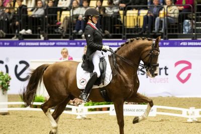 Der var international ridning i verdensklasse, da nogle af Europas bedste dressurryttere kæmpede om World Cup-point i Herning. I august næste år er både MCH Messecenter Herning, Herning Kommune og Dansk Ride Forbund værter ved VM i ridesport, der får MCH Arena som hovedscene. Foto: Jørn Deleuran