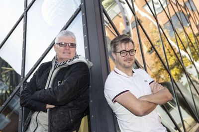 Per og Rasmus Steenberg har begge arbejdet mange år for MCH, og kulturen er vigtigt for dem. Foto: Tom Laursen