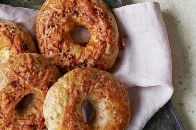 Chili-cheddar-bagels. Foto: Rikke Nissen Westesen