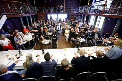 På torsdag lægger Bakkehuset lokaler til Mediehuset Ikast-Brandes valgmøde med Ikast-Brandes spidskandidater. Foto: Henrik Ole Jensen